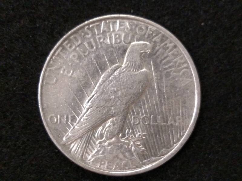 lot 36 image: 1922 D Peace Silver Dollar...