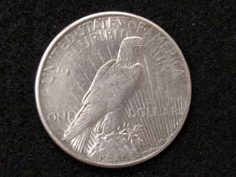 lot 37 image: 1922 S Peace Silver Dollar...
