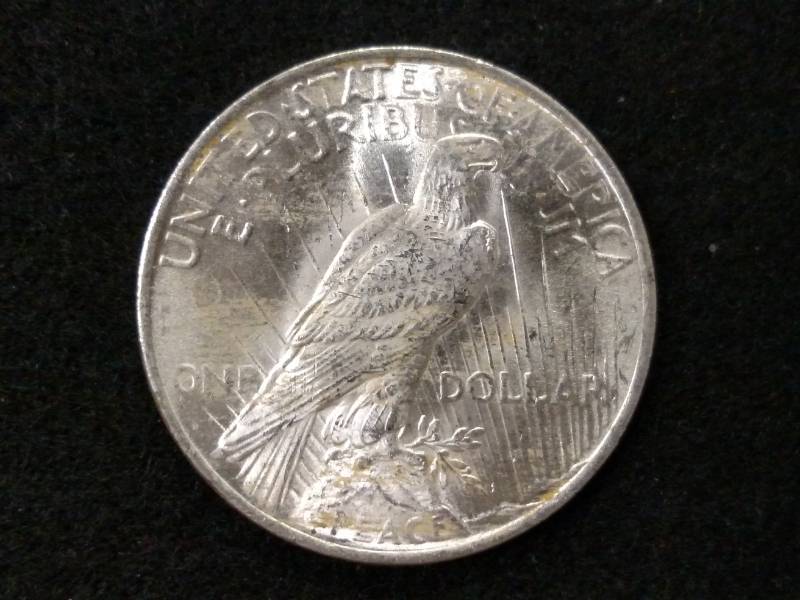 lot 41 image: 1923 Peace Silver Dollar...