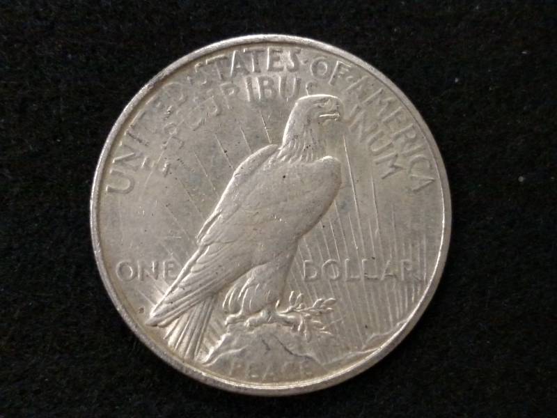 lot 46 image: 1923 S Peace Silver Dollar...