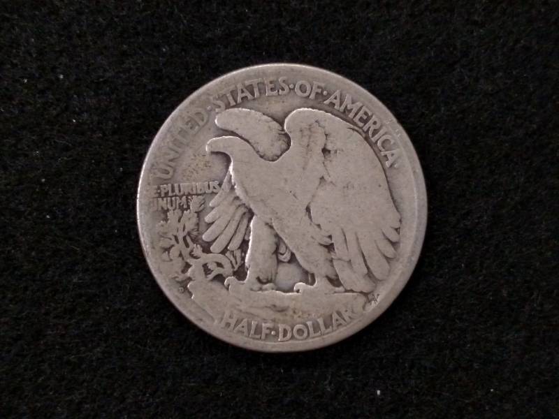 lot 61 image: 1929 D Walking Liberty Silver Half ...