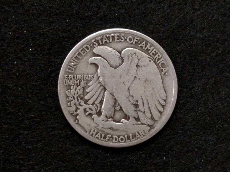 lot 62 image: 1934 S Walking Liberty Silver Half ...