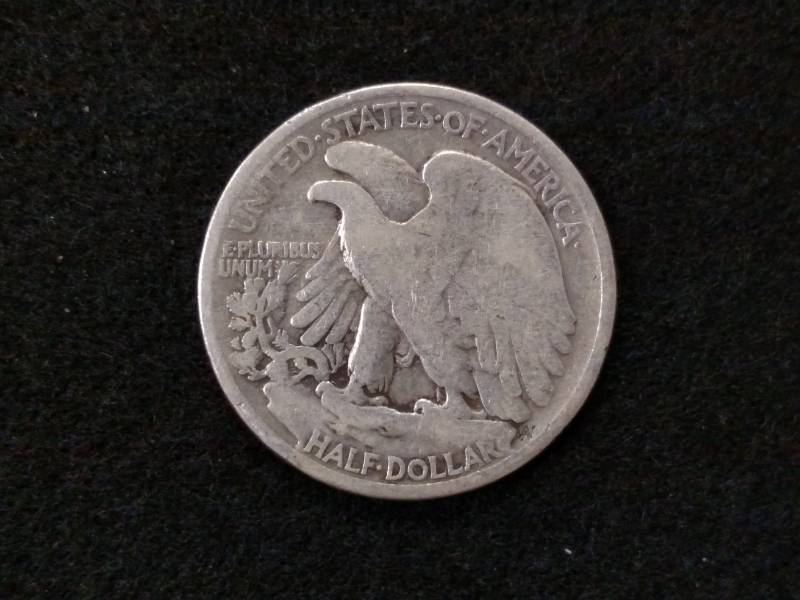 lot 63 image: 1935 Walking Liberty Silver Half Do...