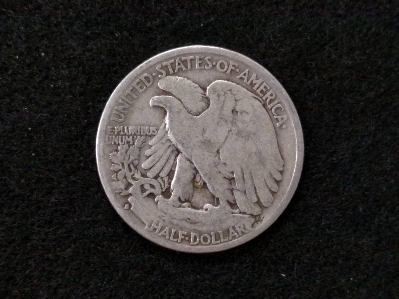 lot 64 image: 1935 S Walking Liberty Silver Half ...