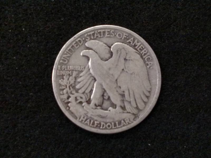 lot 67 image: 1937 D Walking Liberty Silver Half ...