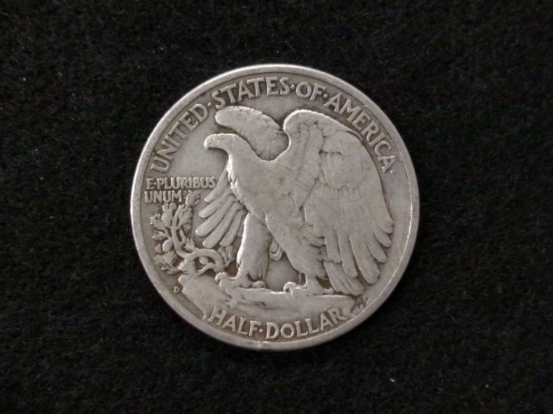 lot 69 image: 1939 D Walking Liberty Silver Half ...