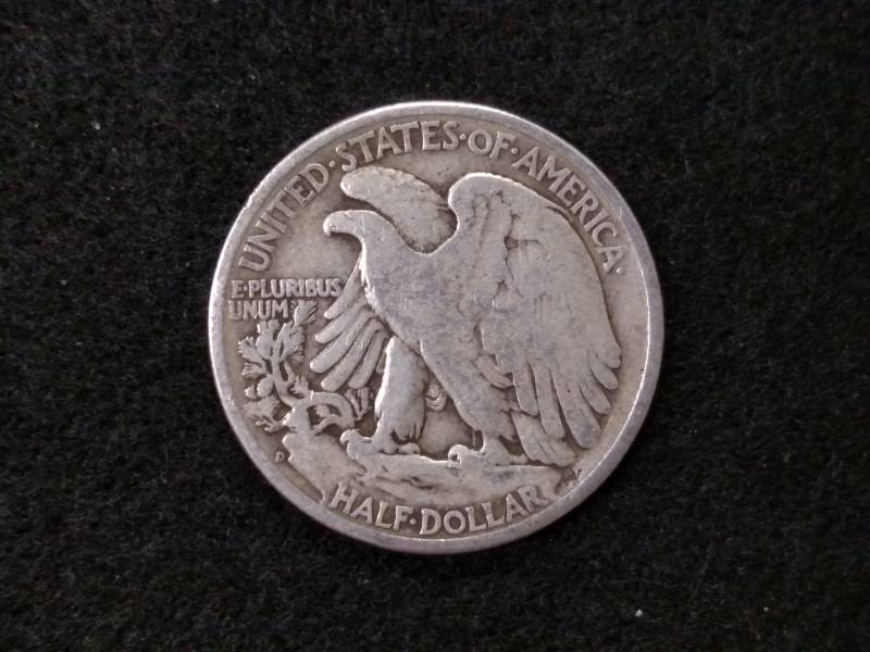 lot 72 image: 1941 D Walking Liberty Silver Half ...