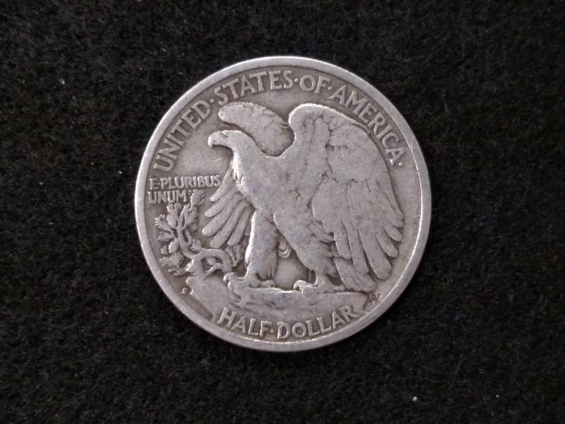 lot 73 image: 1941 S Walking Liberty Silver Half ...