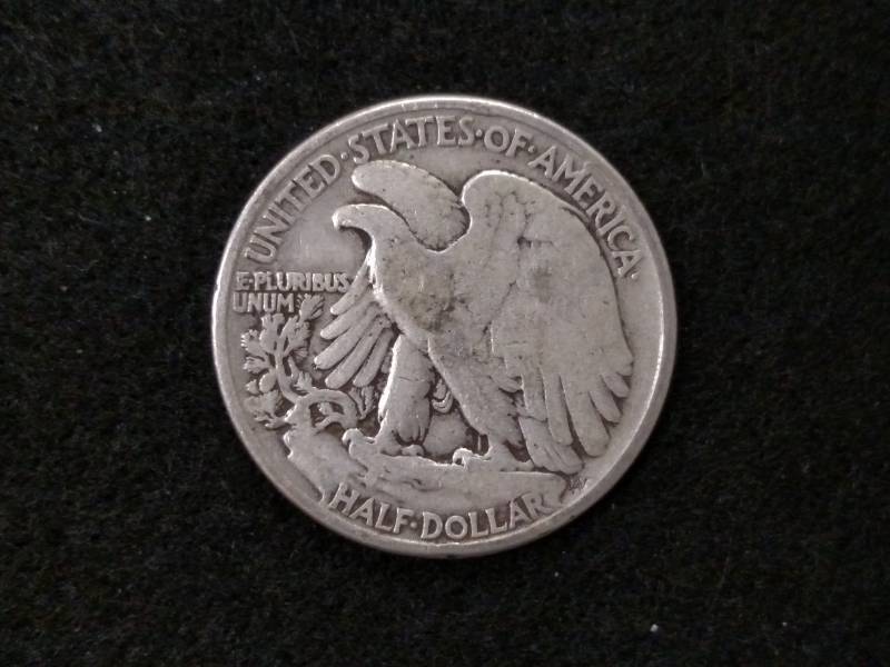 lot 74 image: 1942 Walking Liberty Silver Half Do...