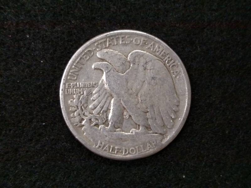 lot 75 image: 1942 Walking Liberty Silver Half Do...