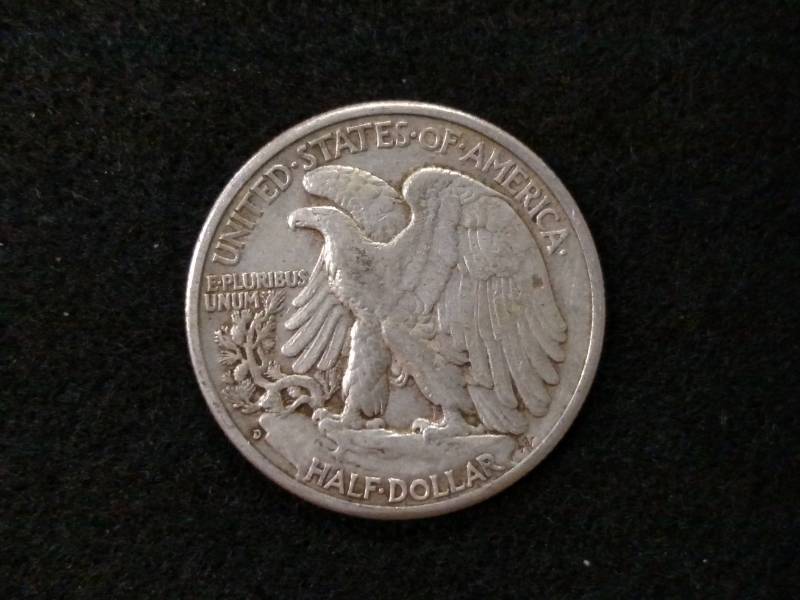 lot 79 image: 1943 D Walking Liberty Silver Half ...