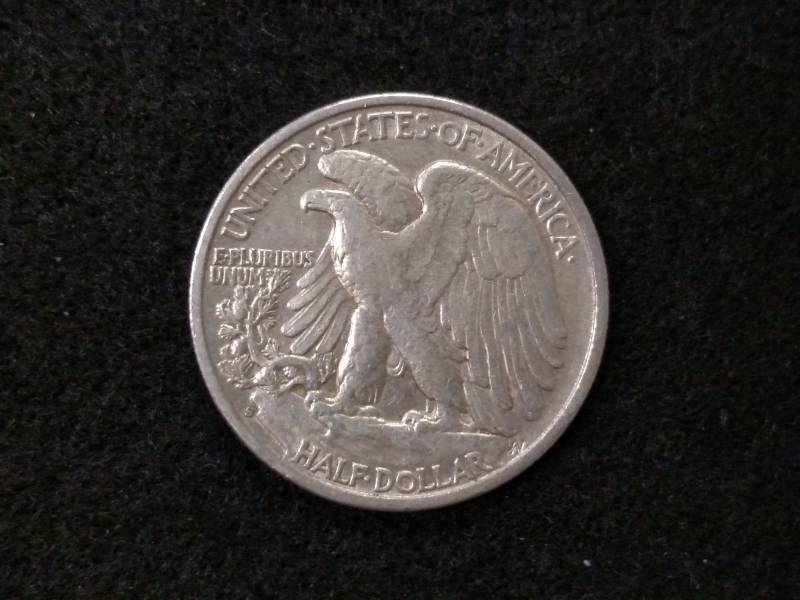lot 80 image: 1943 S Walking Liberty Silver Half ...