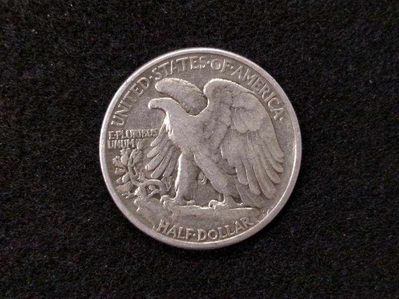 lot 81 image: 1944 Walking Liberty Silver Half Do...