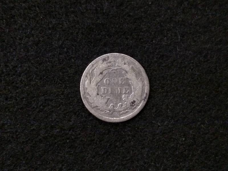 lot 117 image: 1862 Seated Liberty Silver Dime...