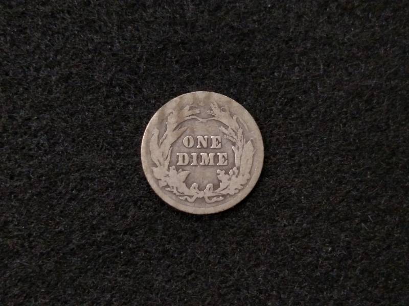 lot 120 image: 1903 Barber Silver Dime...