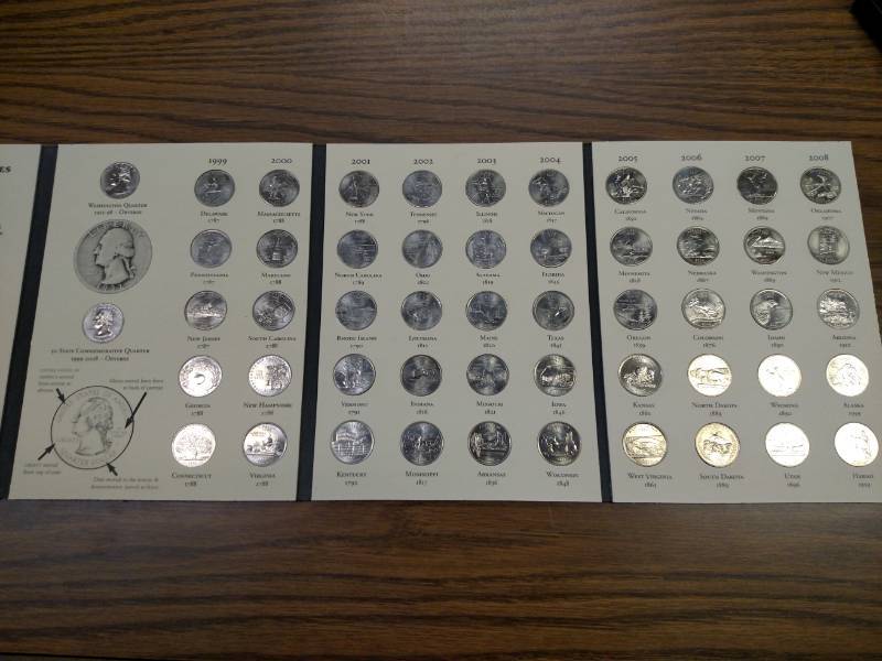 lot 145 image: Fifty States Commemorative Quarter ...