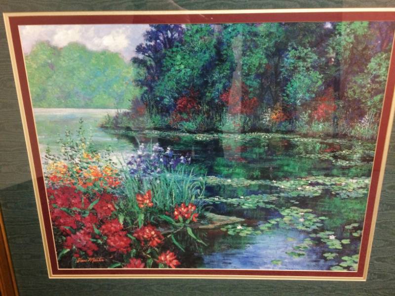 lot 6 image: Beautiful Framed & Matted Artwork - Excellent Condition