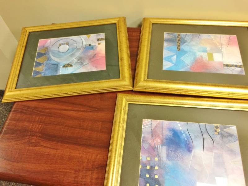 lot 20 image: 4 Small Beautiful Framed & Matted Artwork - Excellent Condition
