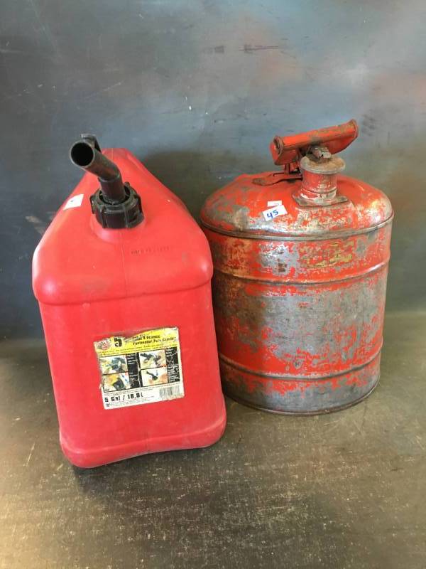 lot 45 image: Gasoline Cans