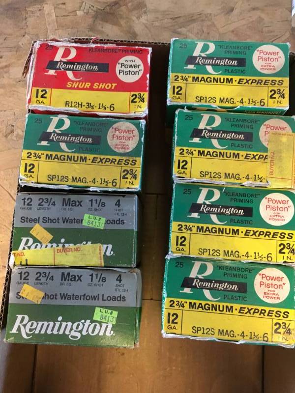 lot 10 image: Remington 12 Guage Shotgun Shells