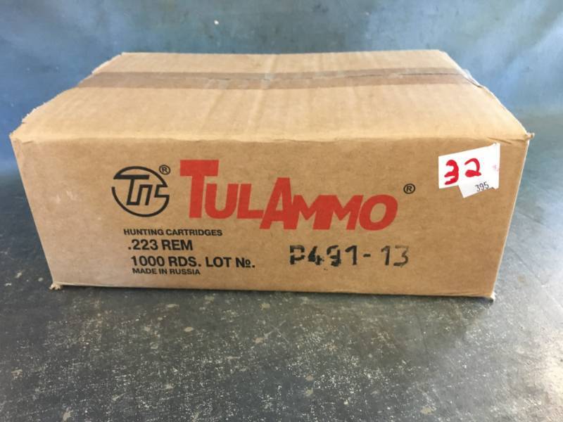 lot 32 image: Tul Ammo .223 Remington