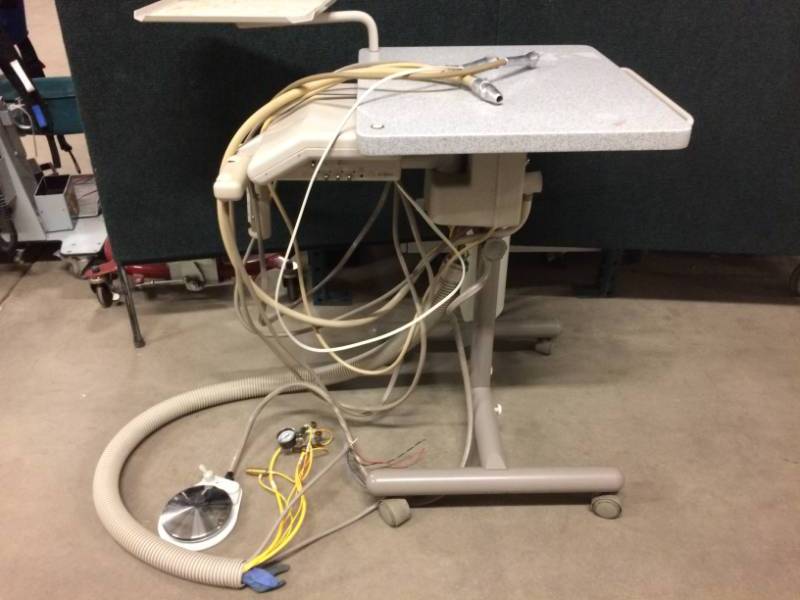 lot 41 image: Adec Portable Mobile Dental Delivery Cart Unit Treatment System