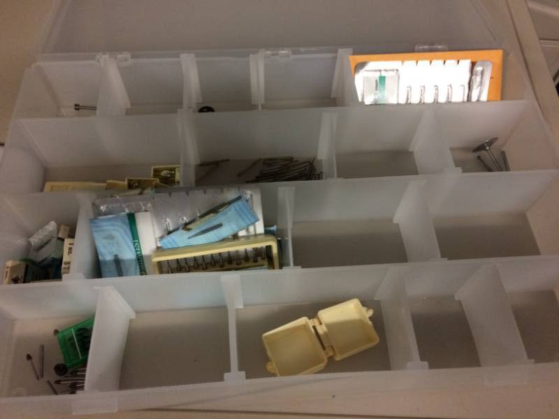 lot 53 image: Large Lot OF Dental Burrs