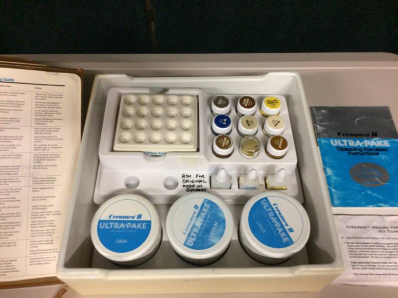 lot 55 image: Vintage Cermaco Ultra-Pake Base Paste Kit