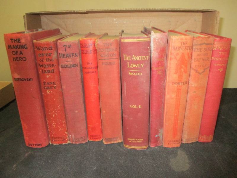 lot 24 image: Box of Vintage Books