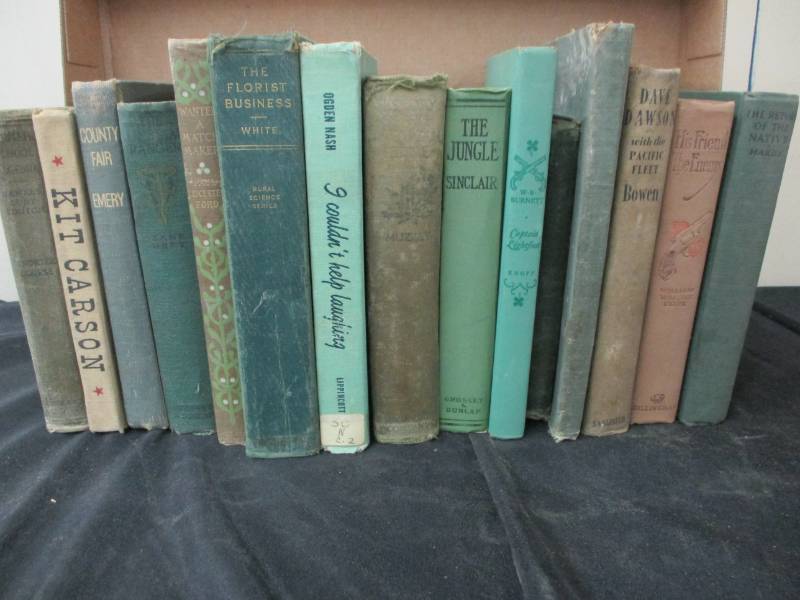 lot 27 image: Box of Vintage Books