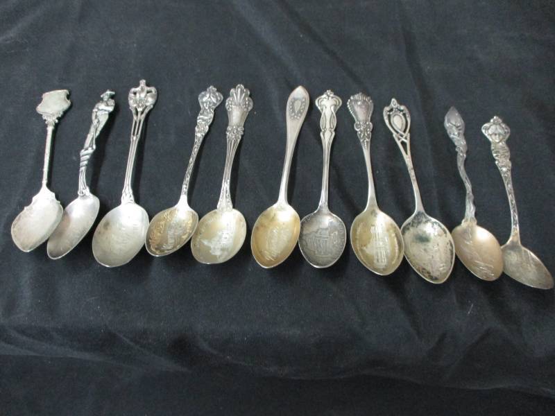 lot 42 image: STERLING  Silver Spoons 3-4 oz