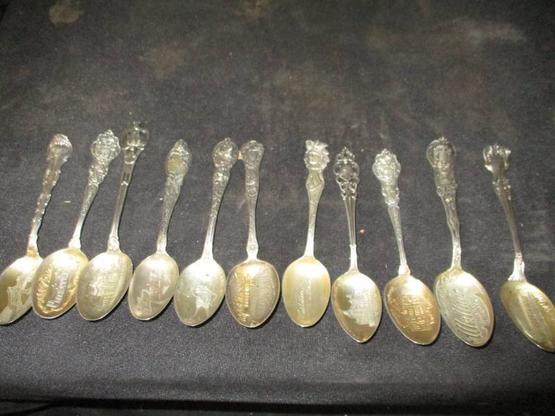 lot 43 image: STERLING  Silver Spoons 3-4 oz