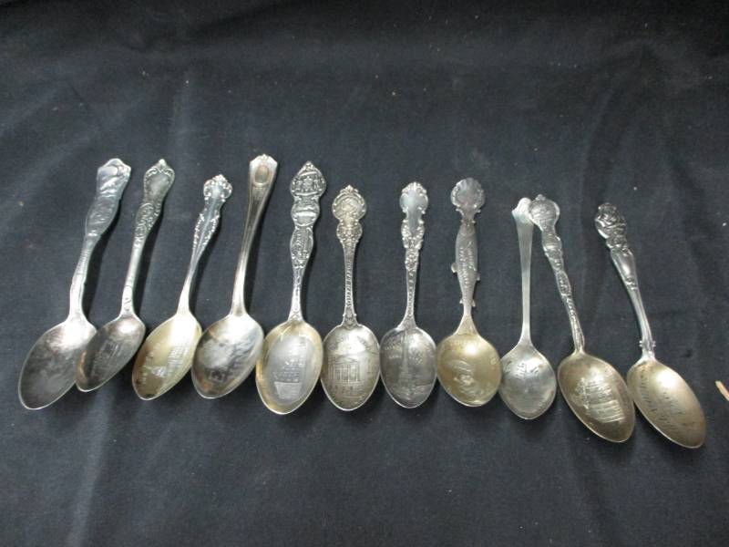 lot 45 image: STERLING  Silver Spoons 3-4 oz