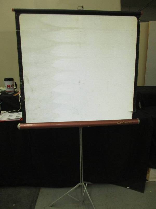 lot 62 image: Projector screen oldStainless Steel Strainer
