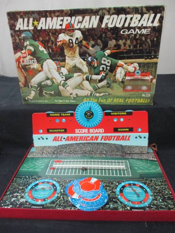 lot 187 image: Vintage All American Football Game