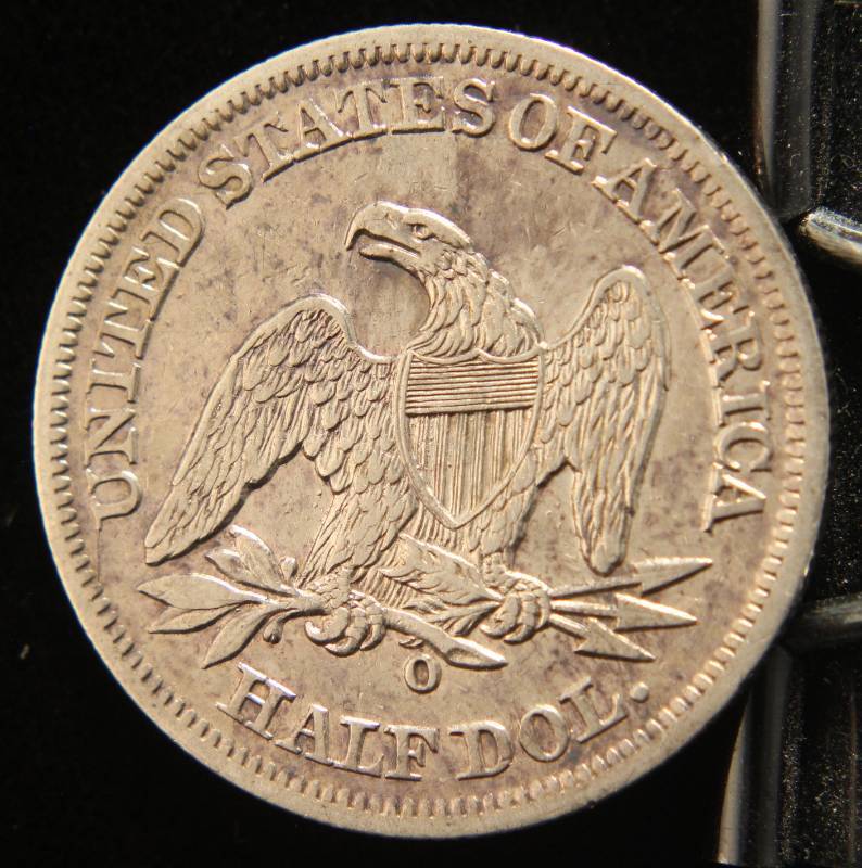 1848-O US SEATED LIBERTY HALF DOLLAR AU