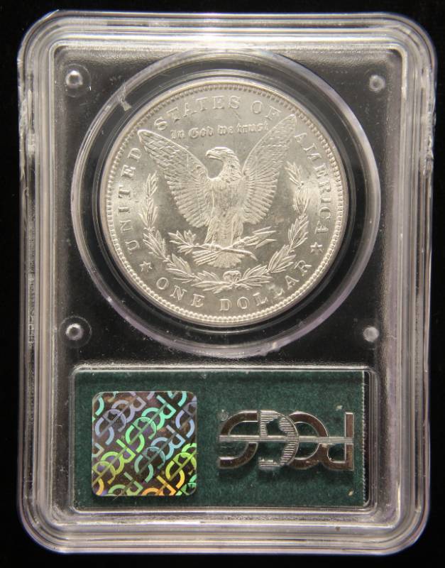 1882 MORGAN SILVER DOLLAR MS63 PCGS