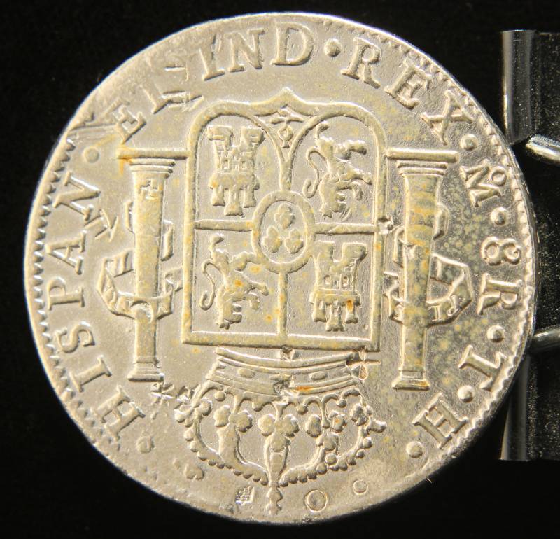 1806 SILVER 8 REALES MEXICO SPANISH COLONY XF DETAILS CLEANED