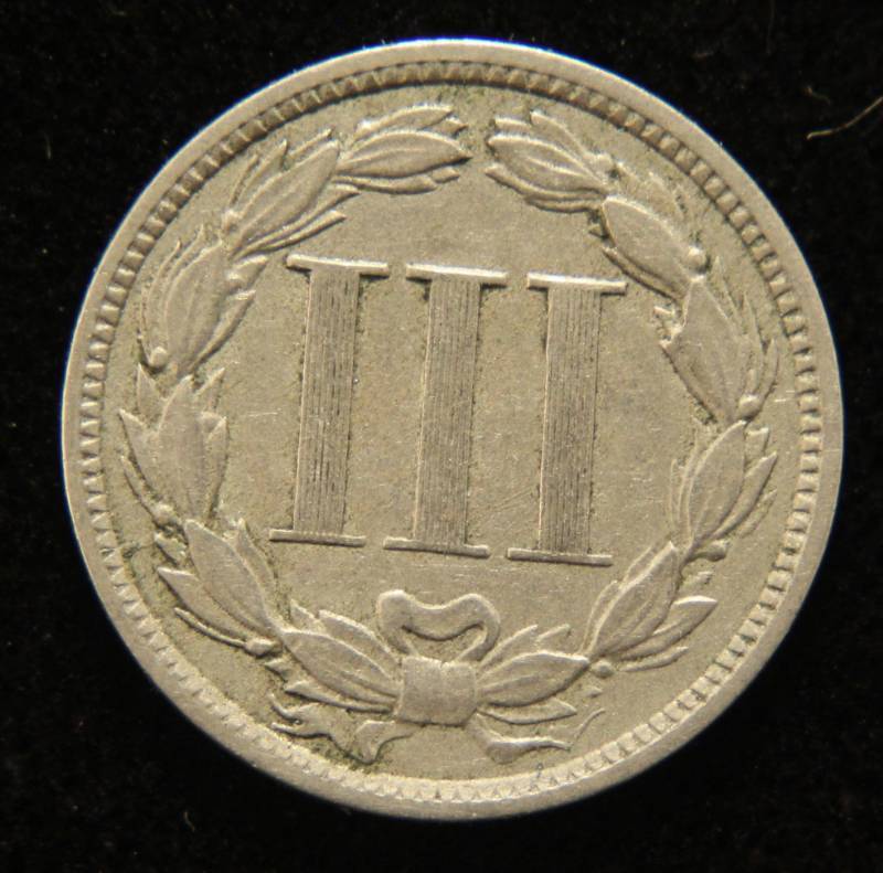 1881 US THREE CENT NICKEL