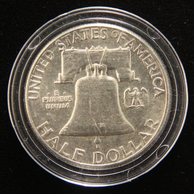 1962 FRANKLIN HALF DOLLAR IN AIRTITE