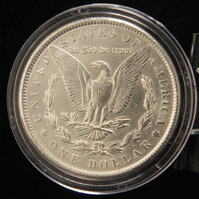 1890 MORGAN SILVER DOLLAR IN AIRTITE