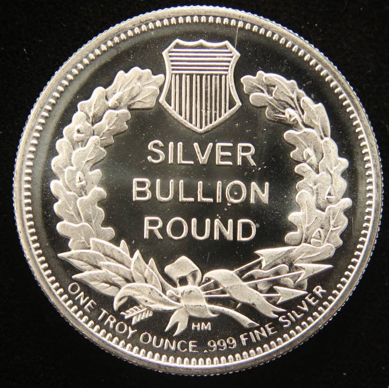 1 TROY OZ. .999 FINE SILVER WALKING LIBERTY DESIGN