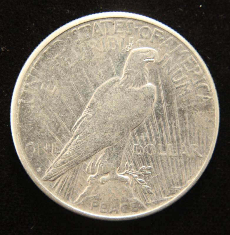 1923-S PEACE SILVER DOLLAR