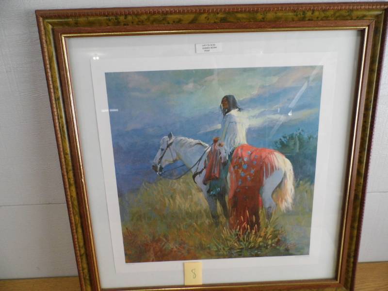 lot 8 image: Signed Indian Print