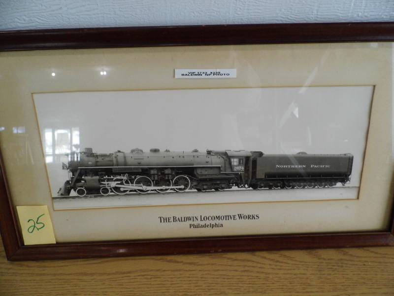 lot 25 image: Northern Pacific Baldwin Locomotive