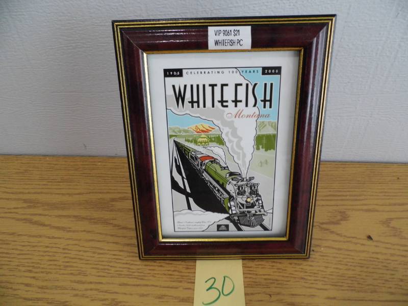 lot 30 image: Whitefish Montana Railroad Invitation