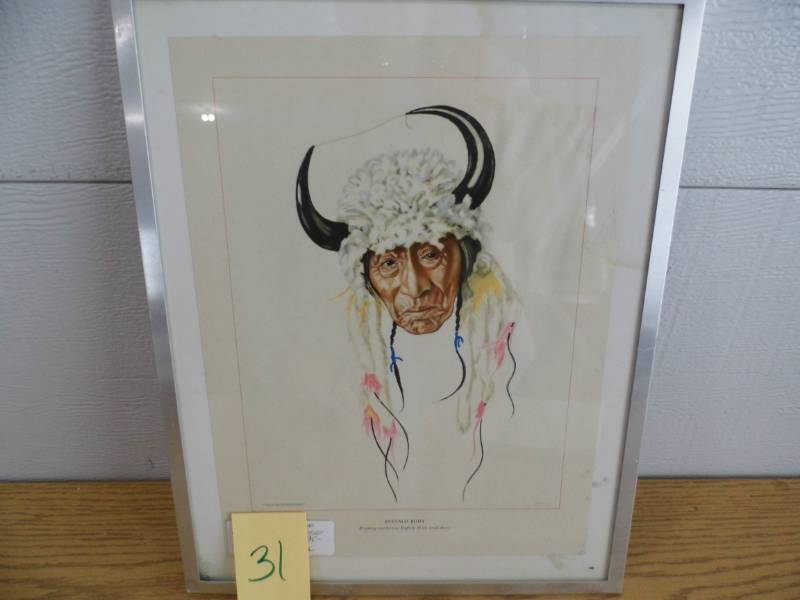 lot 31 image: Buffalo Body Print