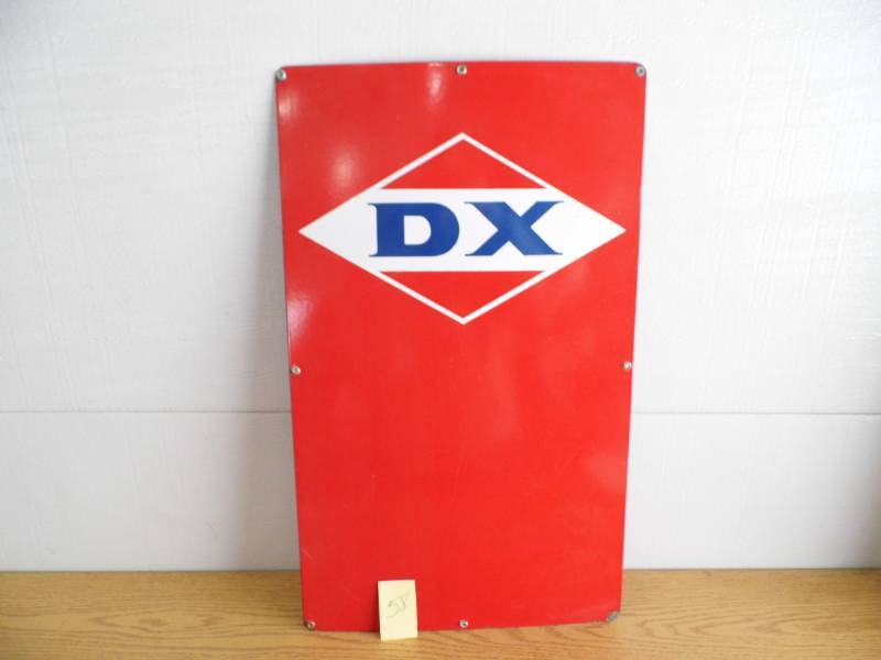 lot 58 image: DX Sign Metal Sign