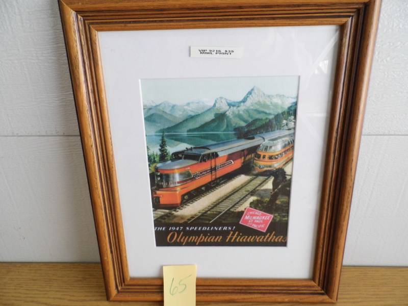 lot 65 image: Milwaukee Railroad Print