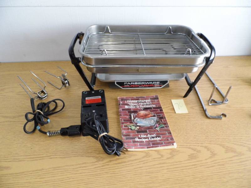 lot 70 image: Faberware Open Hearth Boriler  Rotisserie